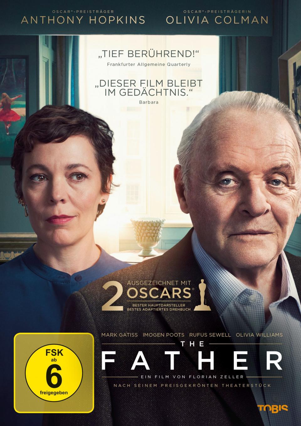 Für seine Rolle in "The Father" gewann Anthony Hopkins seinen zweiten Oscar. (Bild: Leonine)