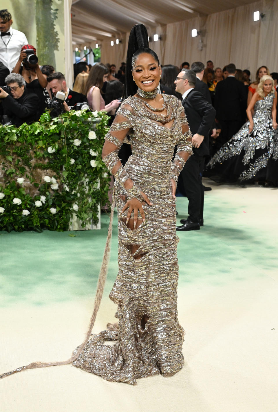 Keke Palmer at the 2024 Met Gala: "Sleeping Beauties: Reawakening Fashion" held at The Metropolitan Museum of Art on May 6, 2024 in New York City.