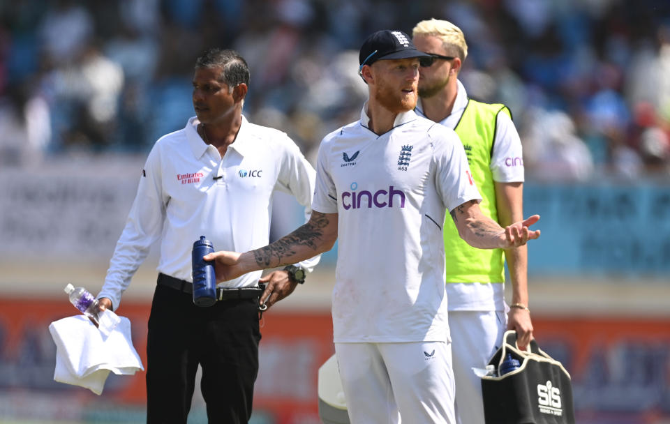 Ben Stokes confused.