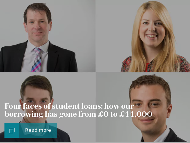 Four faces of student loans: how our borrowing has gone from £0 to £44,000