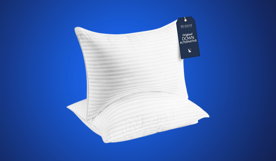 Sweet dreams are made of these (ultra-comfy cooling pillows). (Photo: Amazon)