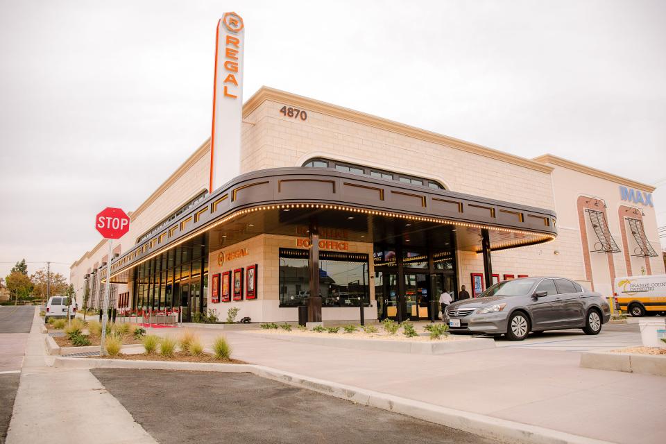 Regal Cinemas will require masks except when eating and drinking.