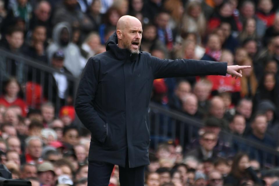 Erik ten Hag has hit out at suggestions that there will be a mass player exodus from Old Trafford in the summer  (AP)