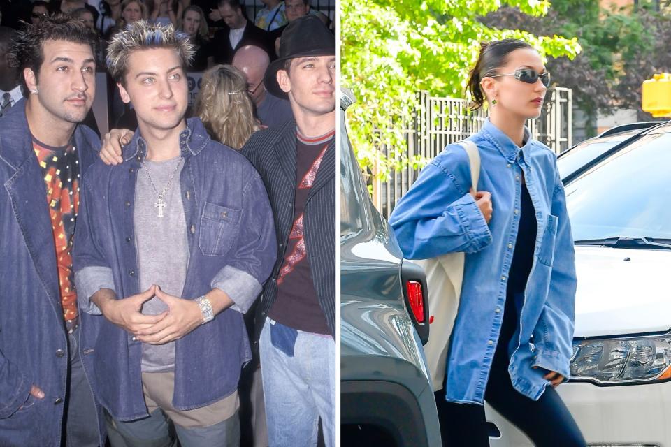 Bella Hadid Has Been Dressing Like '90s NSYNC