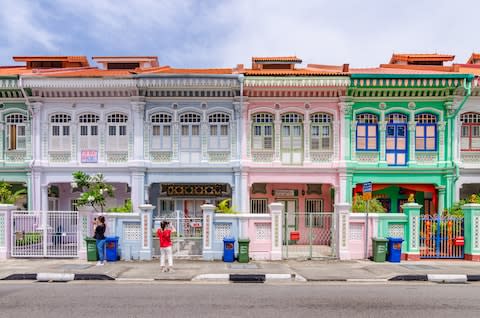 Colourful shophouses in Joo Chiat - Credit: istock