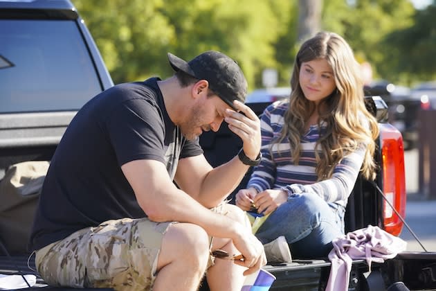 David Boreanaz and Kerri Medders in Season 3 (CBS)