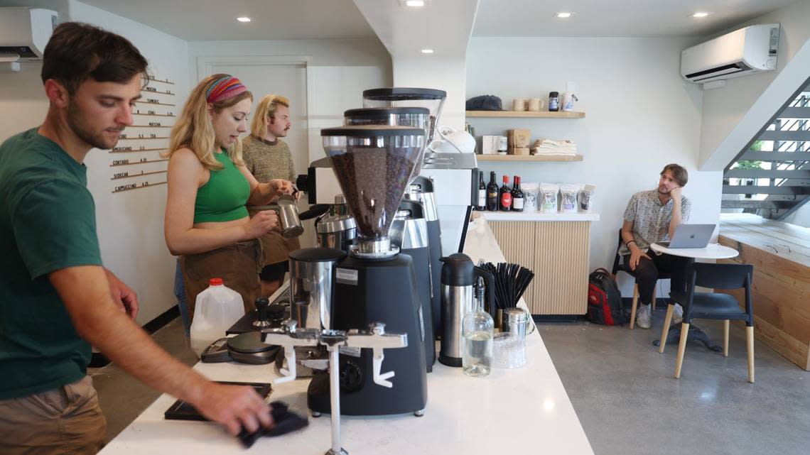 Boise-based Form & Function Coffee shop is housed in the lobby of The Sparrow Hotel. It is Form & Function’s second location in the city.