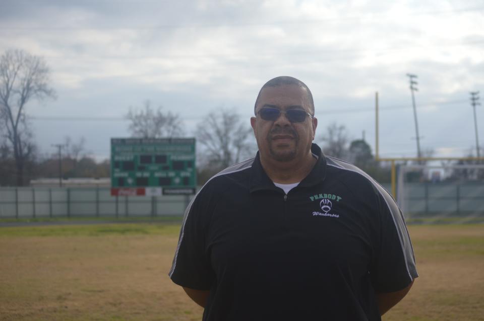 Peabody coach Marvin Hall is the 2019 All-Cenla Coach of the Year in football.