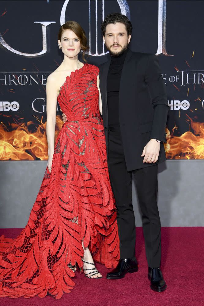 Rose Leslie and Kit Harington | Dimitrios Kambouris/Getty Images