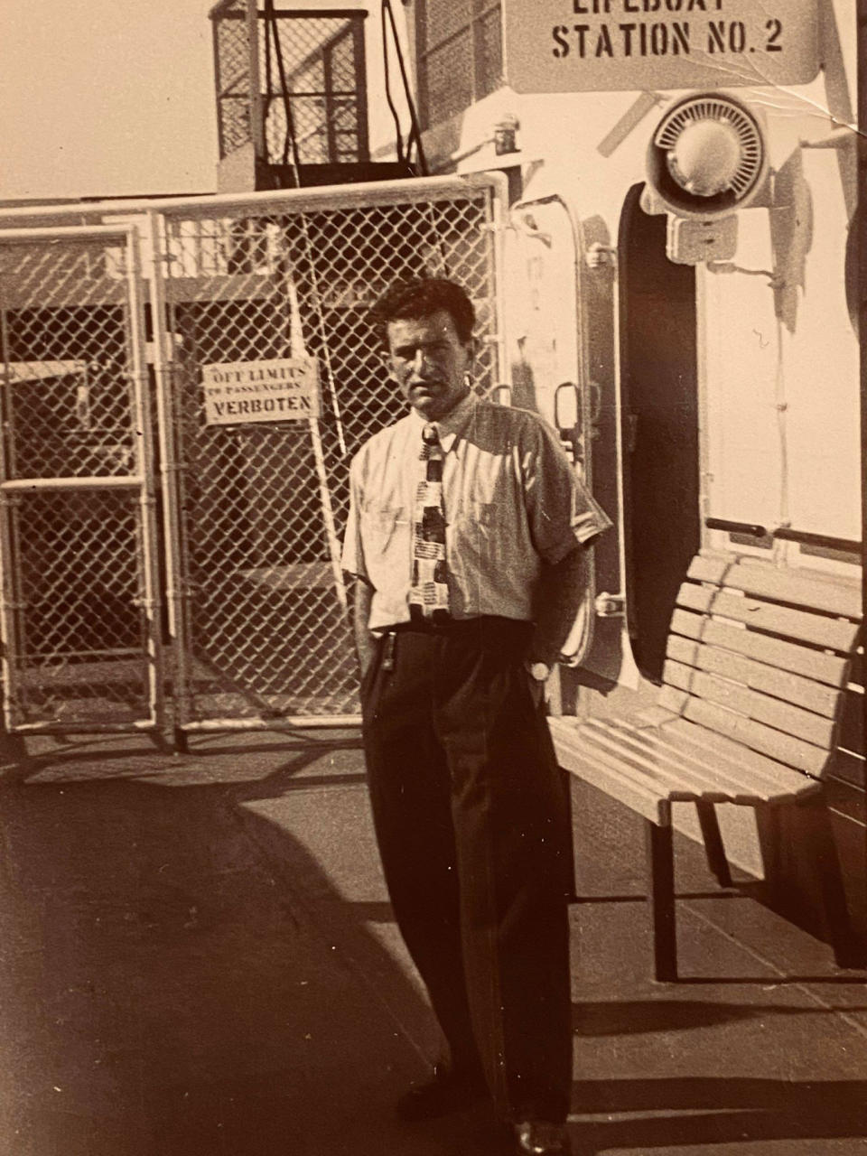 Dreier in an undated photo, after World War II. (Family photo)
