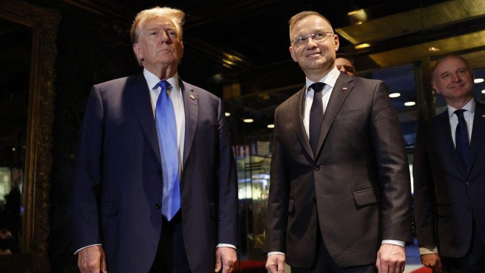 Donald Trump Polish President Andrzej Duda