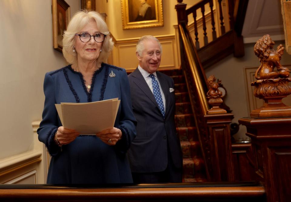 the king and queen consort celebrate the second anniversary of the reading room