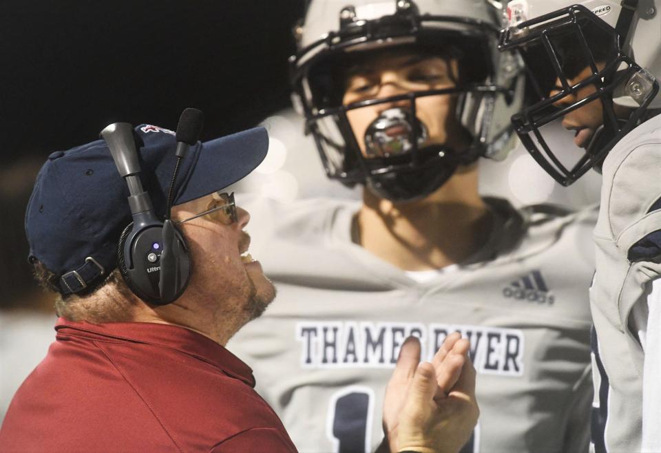 Thames River coach Craig Sylvester guided the Crusaders to a 10-0 record and first state playoff appearance last season.