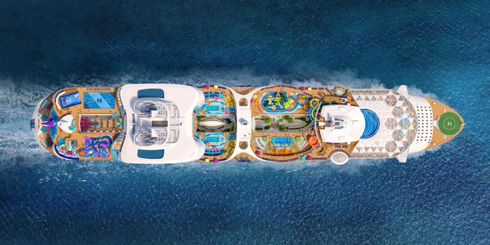 Rendering of Utopia of the Seas