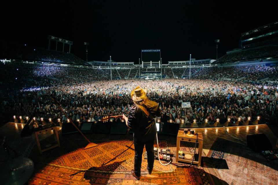 Kentucky country music star Chris Stapleton, who played a sold-out concert at Kroger Field in April 2022, is releasing his fifth solo album, “Higher.” Provided