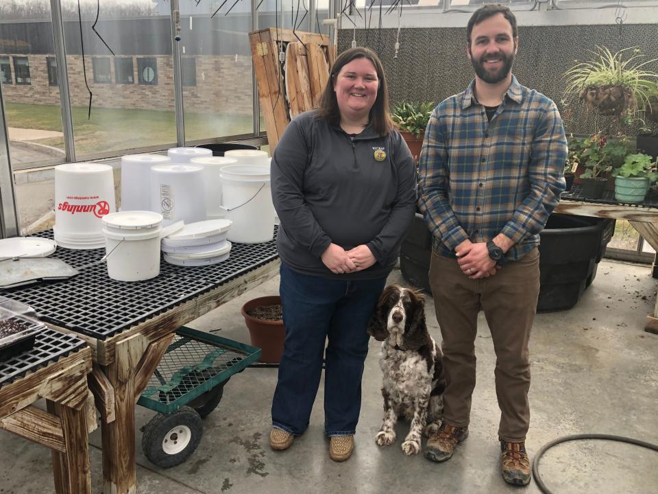 Marcus Whitman teachers Mary Coolbaugh and Jon Pragle also work behind the scenes so that students have opportunities to learn about making maple syrup and other maple products.