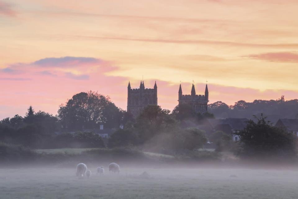 Wimborne Minster, al norte de Poole (Matthew Pinner/SWNS)