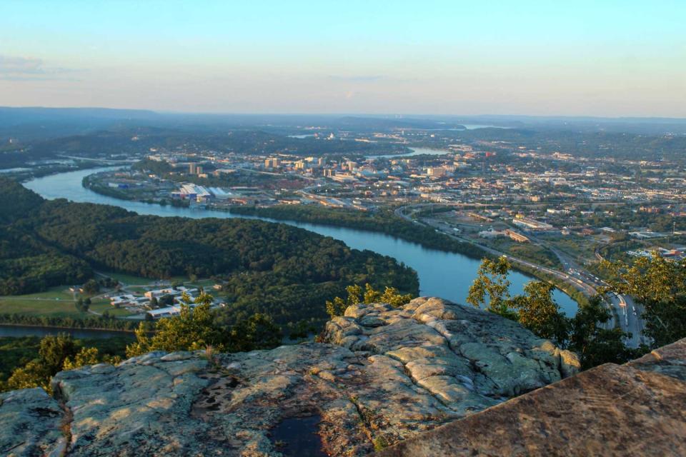 Aerial view of Chattanooga, Tennessee