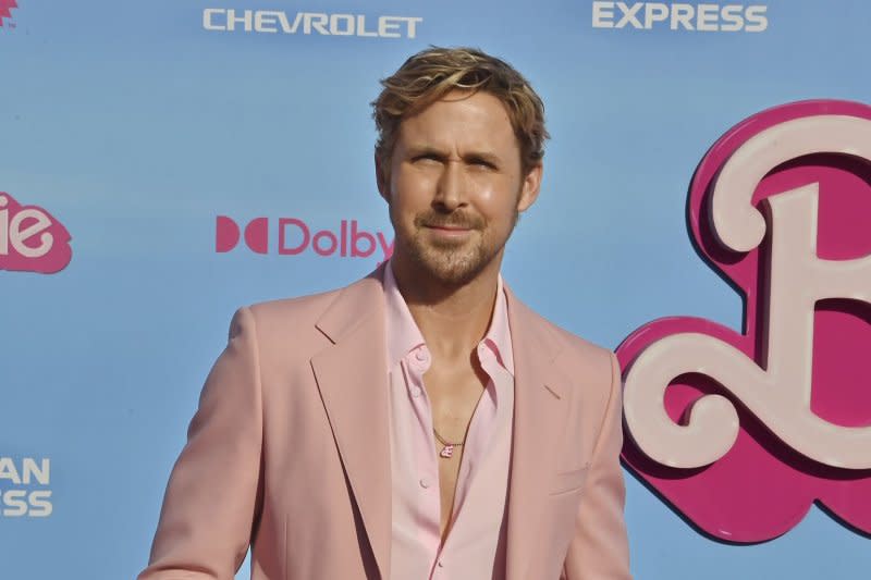 Ryan Gosling attends the Los Angeles premiere of "Barbie" in July. File Photo by Jim Ruymen/UPI