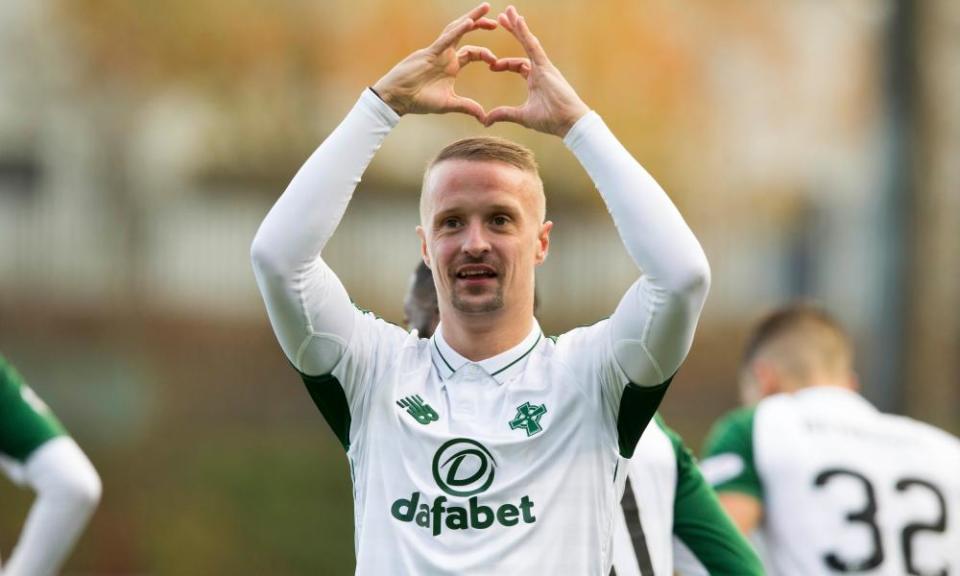 Celtic striker Leigh Griffiths