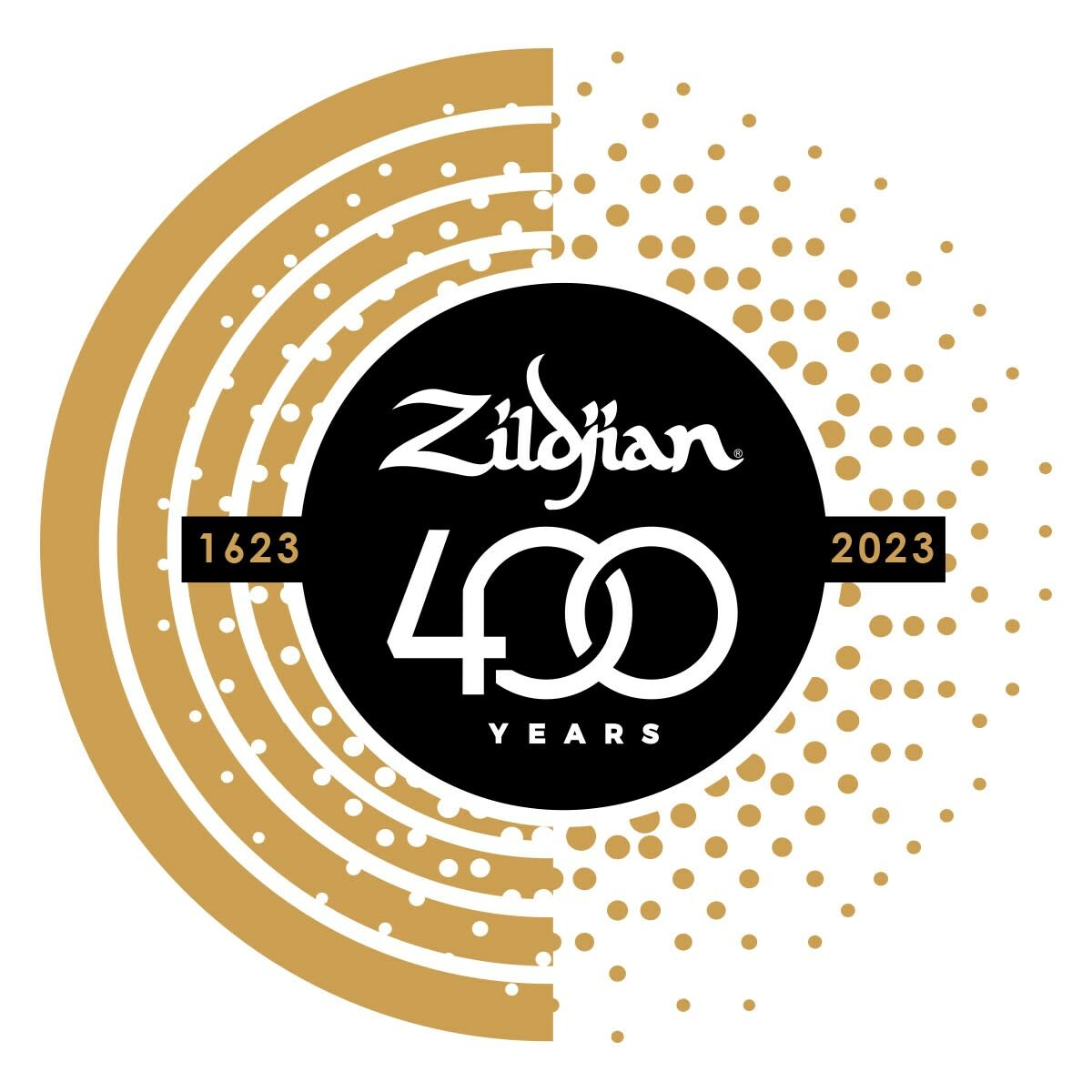  Zildjian 400th anniversary logo. 