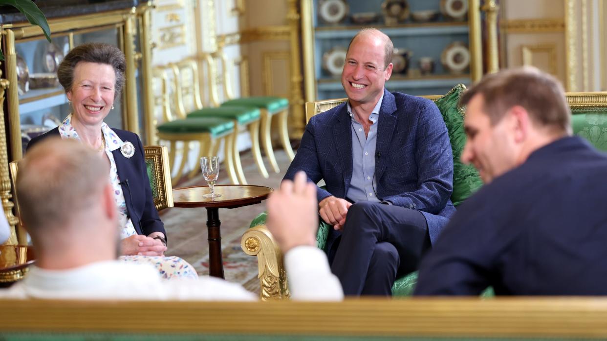  Prince William took part in an unexpected family reunion this weekend 