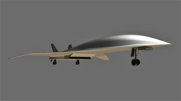 Hermeus concept for hypersonic plane