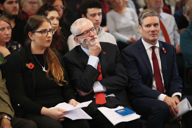 <strong>Laura Pidcock, Jeremy Corbyn and Keir Starmer in 2019.</strong> (Photo: Dan Kitwood via Getty Images)