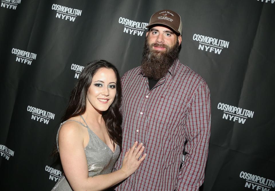 Jenelle Evans poses with David Eason