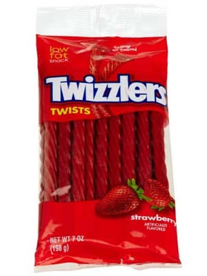 <div class="caption-credit"> Photo by: courtesy of candyfavorites.com</div><b>THE LOSERS</b> <br> <br> <b>Twizzlers (1.5 oz) <br> The Good:</b> Nutritionally bankrupt, but if you bite off the ends, they work as fun, fruity straws. <br> <b>The Bad:</b> Eighteen grams of sugar, courtesy of corn syrup. <br> <b>The Bottom Line:</b> Skip, unless you're splitting the pack with a friend (or seven).