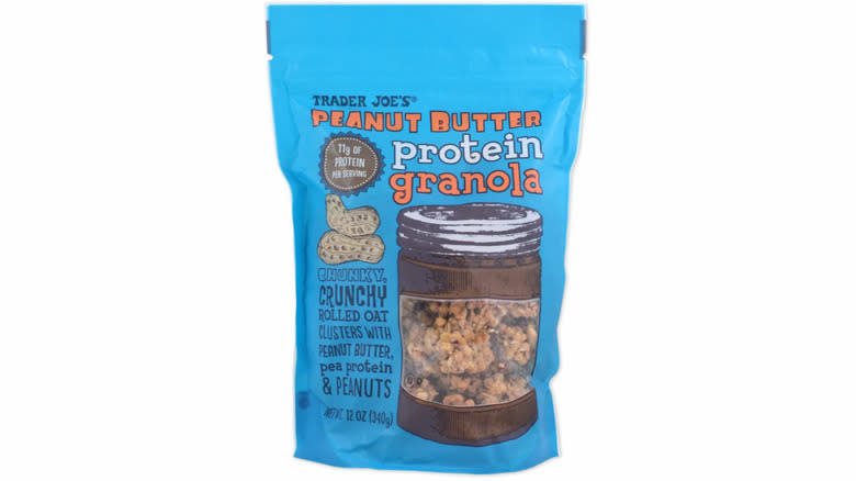 Peanut butter protein granola bag