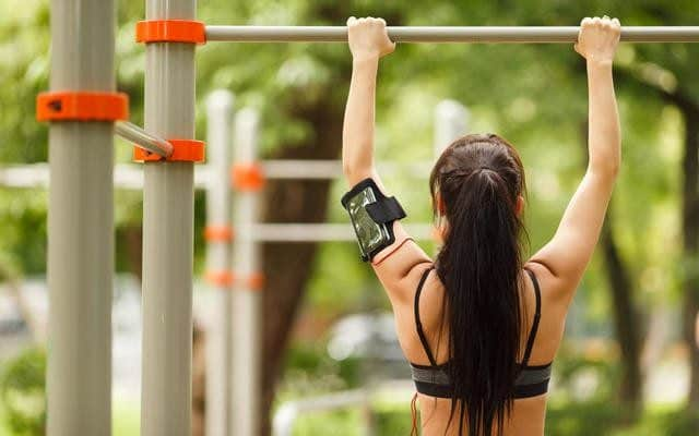 Man and machine: fitness has become increasingly gadgetised since the turn of the century - www.alamy.com