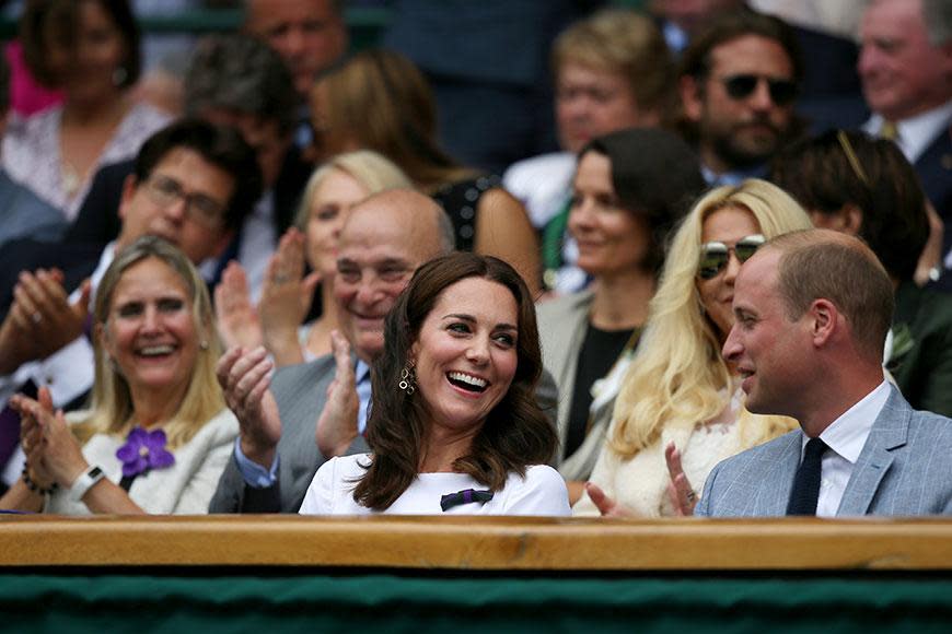 Kate and Wills are couple goals at Wimbledon