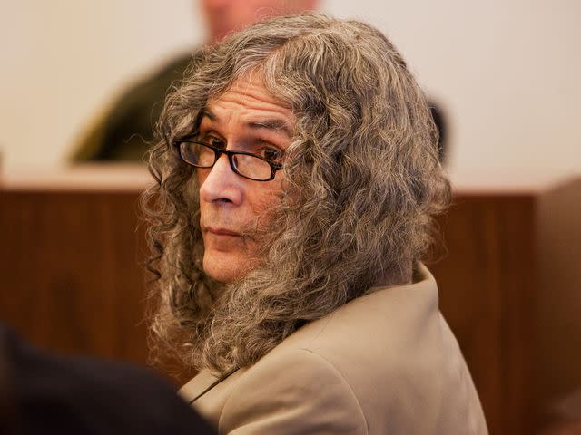 <p>Ted Soqui/Corbis/Getty</p> Rodney Alcala as the penalty phase of the People vs. Alcala trial begins at a Santa Ana, CA courtroom.