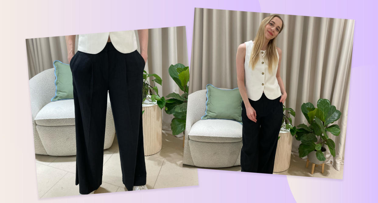 M&S linen trousers