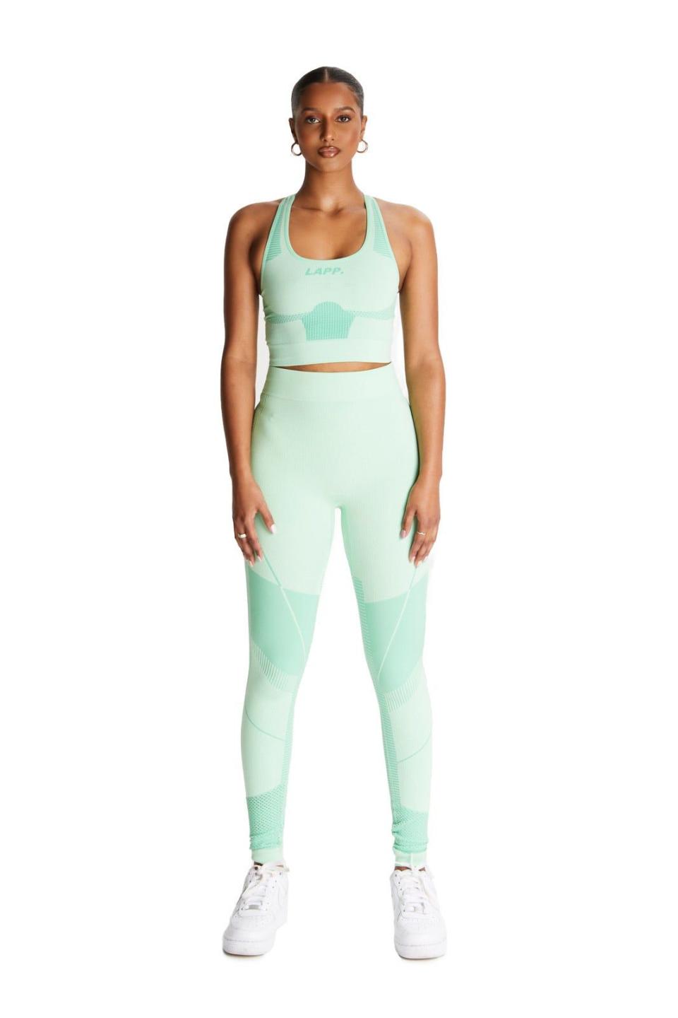 16) Seamless contour leggings [Mint]