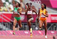 Athletics - Women's 100m - Round 1