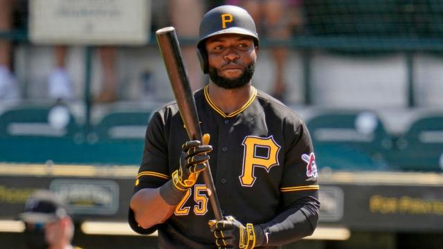 Game-Used Home White Gregory Polanco #25 Jersey