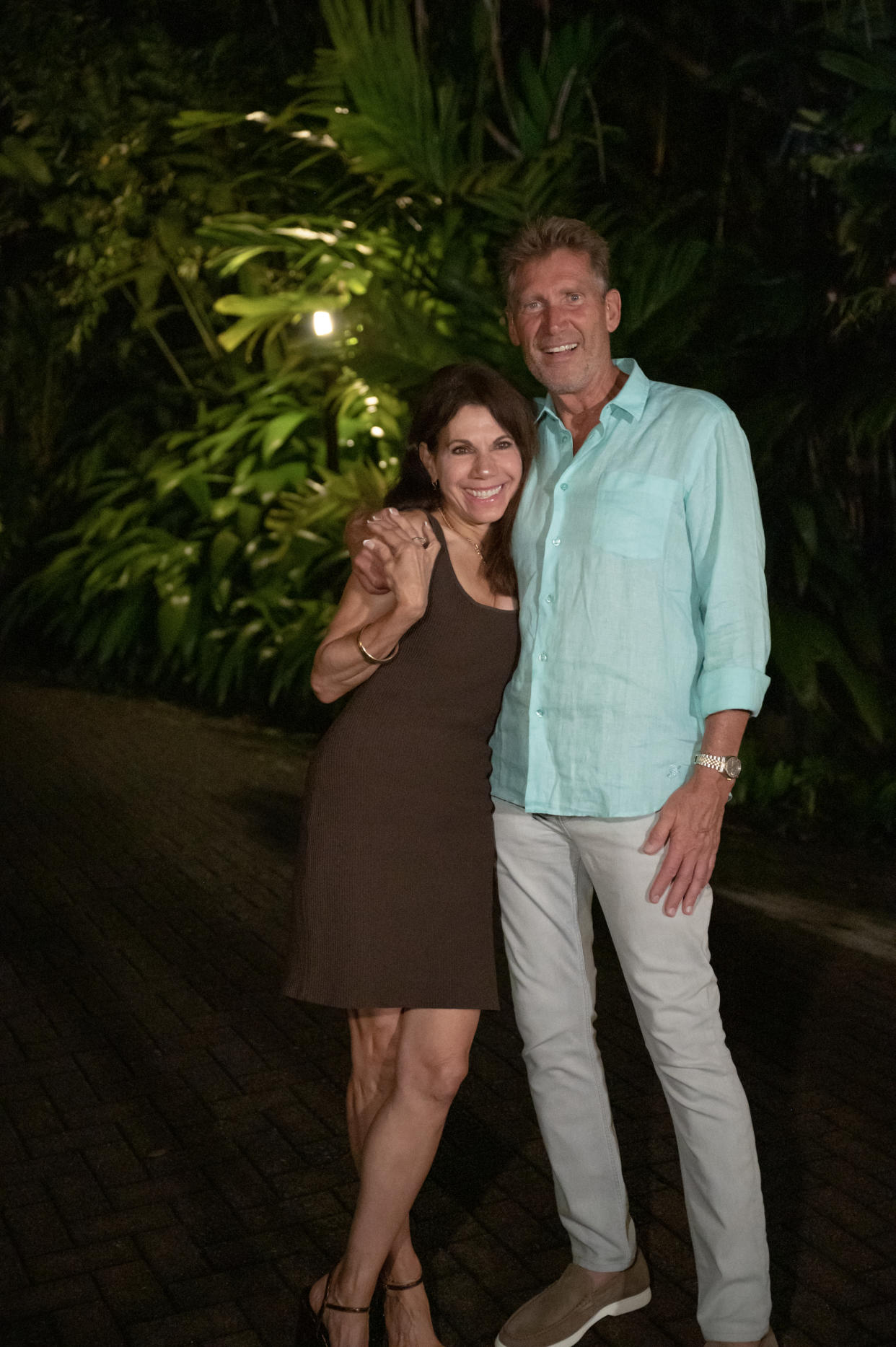 Theresa Nist and Gerry Turner in Costa Rica. (Courtesy of Disney/John Fleenor)
