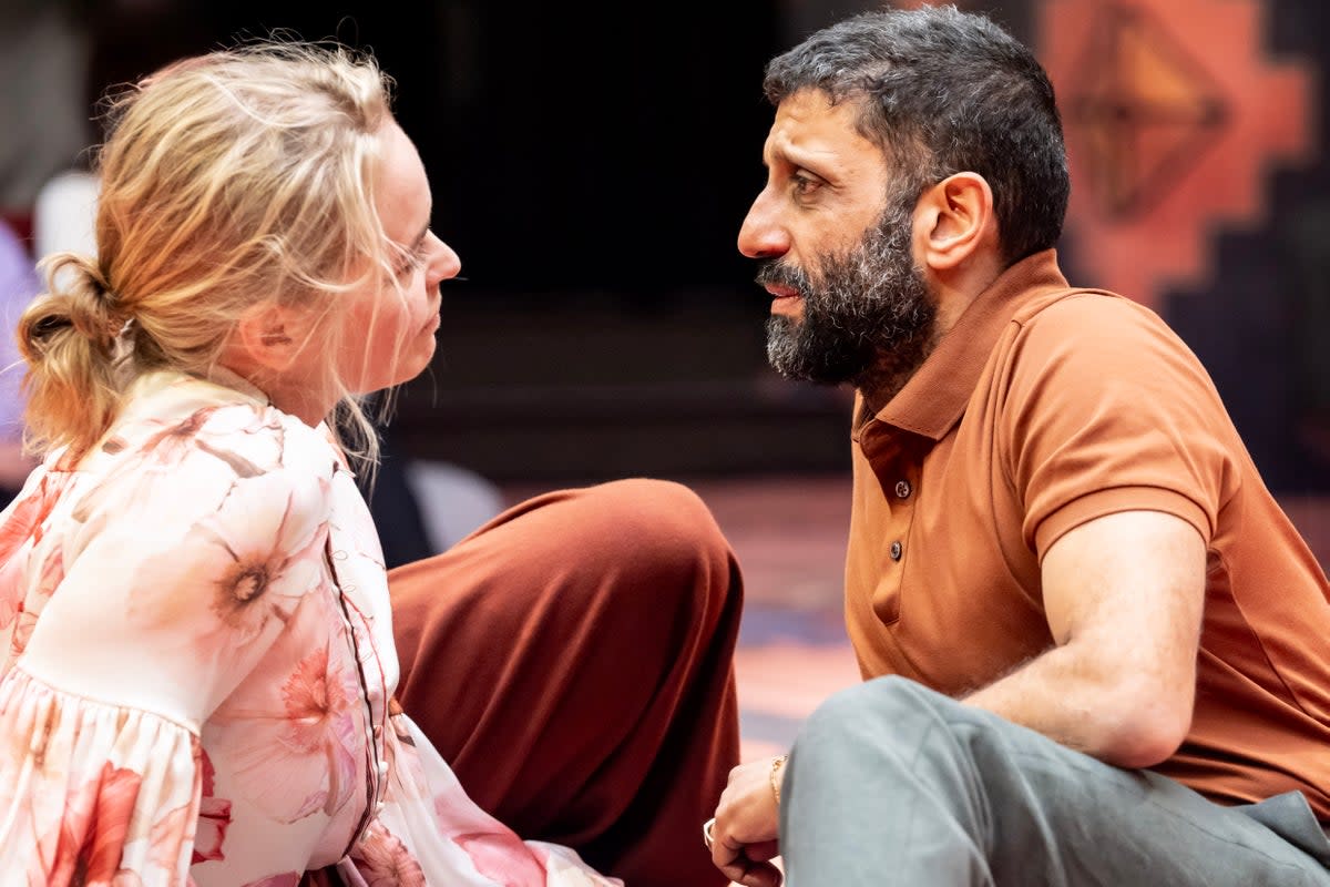 Nina Hoss and Adeel Akhtar in ‘The Cherry Orchard' (Johan Persson)