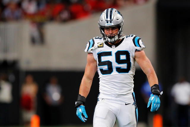 Former linebacker Luke Kuechly moves to the Carolina Panthers