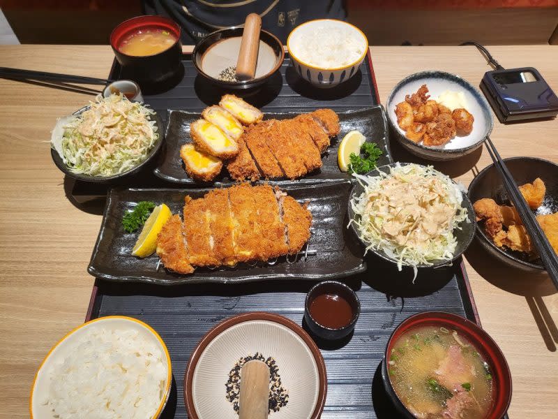 bedokmall - table full of dishes