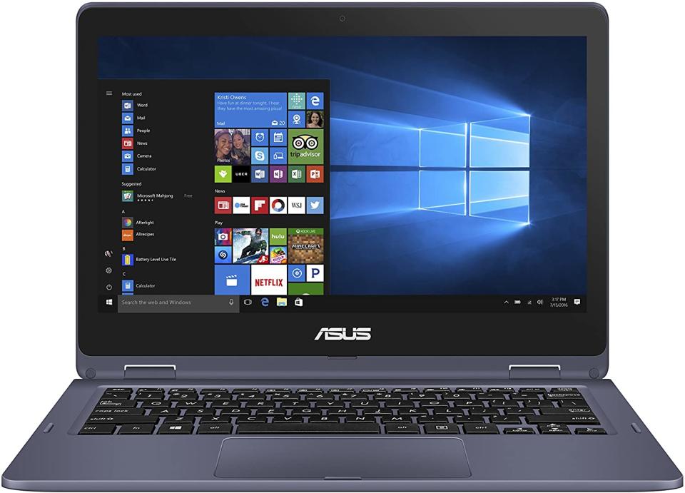 Save 42% on the ASUS VivoBook Flip 11.6” HD Touchscreen Laptop. Image via Amazon.