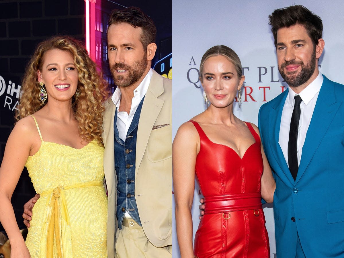 blake lively ryan reynolds emily blunt john krasinski