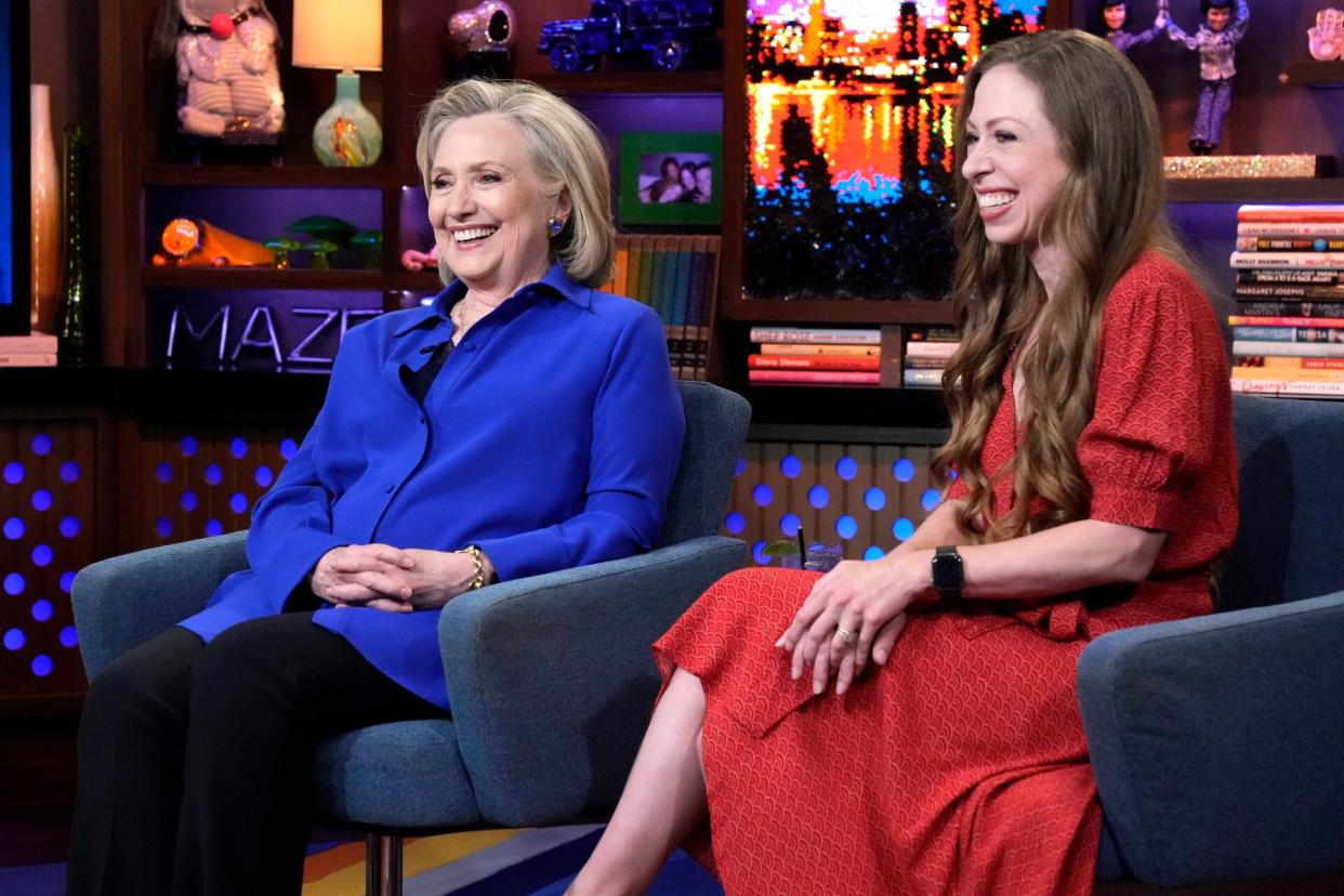 Hillary Clinton and Chelsea Clinton