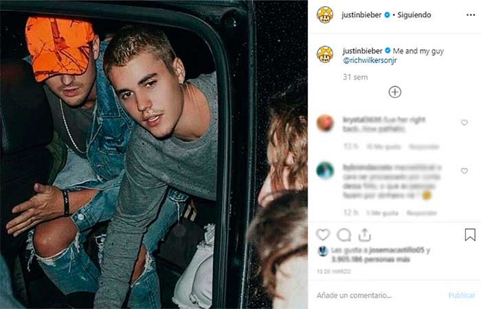 Justin Bieber imagen demandada por un fotógrafo