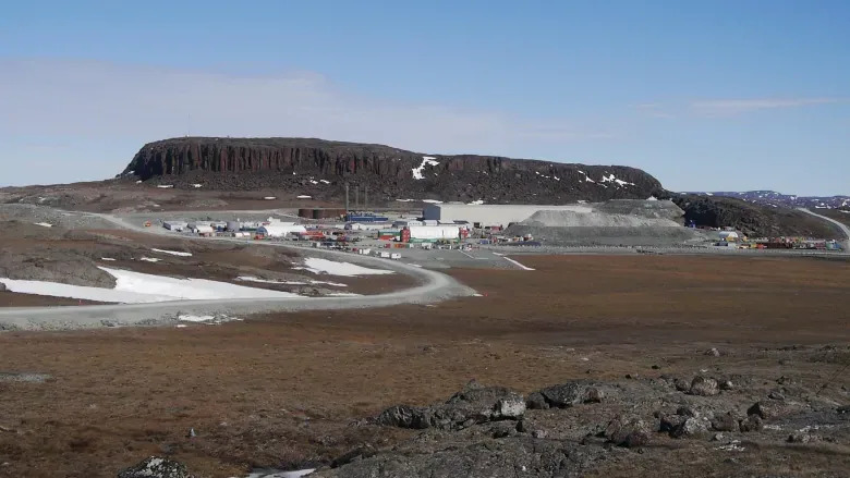 The Hope Bay gold mine on June 8, 2017. The Nunavut government is reporting seven presumptive positive cases at the mine, which is 125 kilometres southwest of Cambridge Bay, Nunavut. (Credit: CBC/Submitted by Alex Buchan/TMAC)