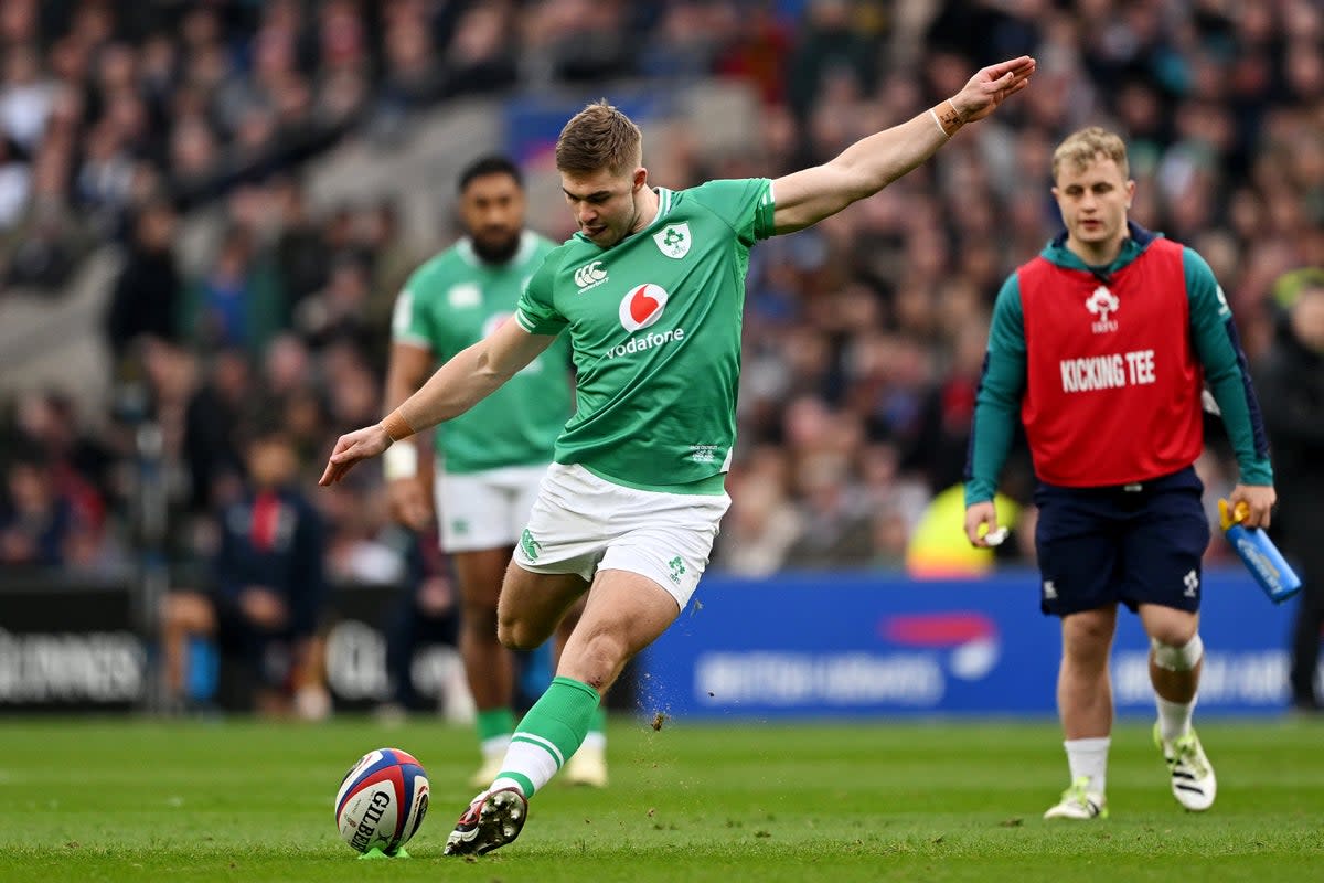 Ireland edged in front through Jack Crowley’s boot (Getty Images)