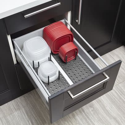 These adjustable peg trays are 48% off and will help you organise the inside of your kitchen drawers