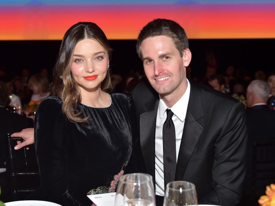 Evan Spiegel miranda kerr